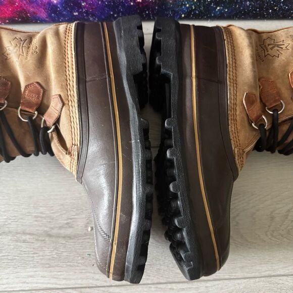 Sorel Brown Leather & Tan Winter Rain & Snow Boots main image 13